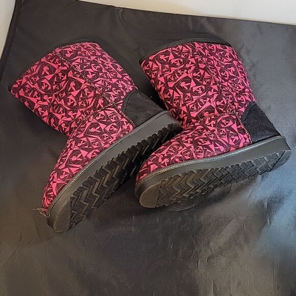 BRAND NEW PLAYBOY BUNNY UGG STYLE WOMEN"S SLIP ON BOOT - Picture 7 of 13